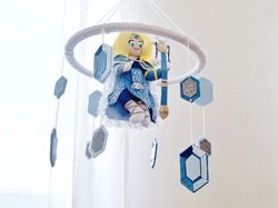 Dota 2 Baby Crib Mobile Nursery Decor Dota 2 Video Game Gifts Crystal Maiden Doll Unique New Baby Gifts