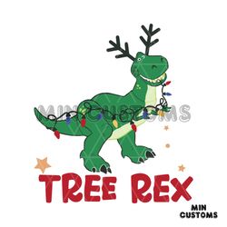 Tree Rex Christmas Toy Story SVG
