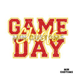 Game Day Chiefs Football SVG Cricut Digital Download