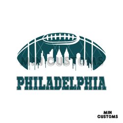Philadelphia Eagles 1933 Football Skyline SVG Download