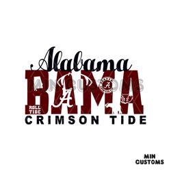 Alabama Crimson Tide Bama Football SVG