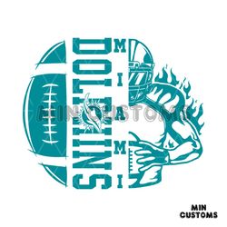 Miami Dolphins Football Player Svg Digital Download