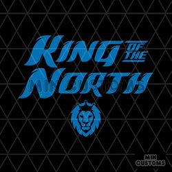 Detroit King Of The North Football SVG
