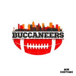 NFL Buccaneers Football Skyline SVG