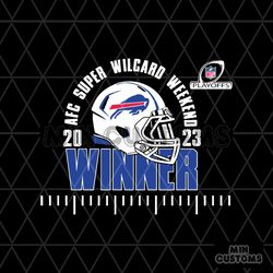 Buffalo Bills Winner Super Wildcard Weekend 2023 SVG