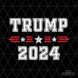 Retro Trump 2024 President Election SVG