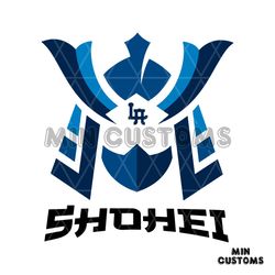 Shohei Ohtani Samurai MLB Los Angeles Dodger SVG