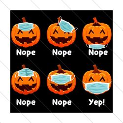 Pumpkin Halloween nope bundle,Halloween svg, Halloween gift, Halloween shirt, happy Halloween day, Halloween svg file, H