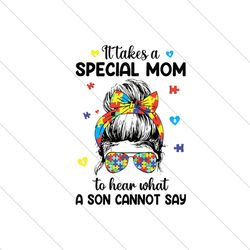 It Takes A Special Mom Svg, Autism Svg, Autism Awareness Svg, Awareness Svg, Autism Mom Svg, Mom Svg, Mom Life, Special