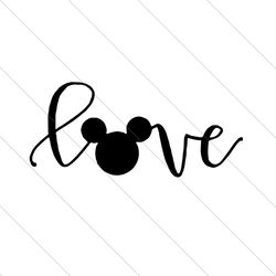 Mickey Mouse Love Svg, Trending Svg, Love Svg, Mickey Svg, Mickey Mouse Svg, Love Mickey Svg, Disney Svg, Mikey Clipart,