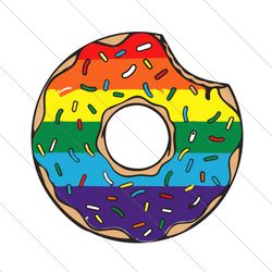 Donut With Icing And Sprinkles Layered SVG, Trending Svg, Donut Svg, Donut Lovers Svg, Donut Cake Svg, Icing And Sprinkl