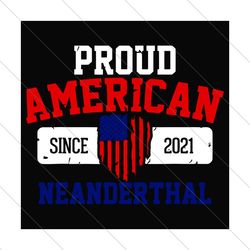 Distressed American Flag For Proud Neanderthal Svg, Trending Svg, Neanderthal Svg, America Svg, American Svg, American F
