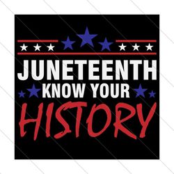 Juneteenth Know Your Story Svg, Juneteenth Svg, Black History Svg, Juneteenth 1865 Svg, 19th June Svg, Since 1865 Svg,