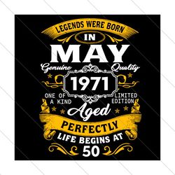 Legends Were Born In May 1961 Svg, Birthday Svg, 60th Birthday Svg, May 1961 Svg, Born In May Svg