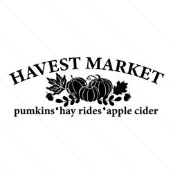 Harvest Market Pumpkin Svg