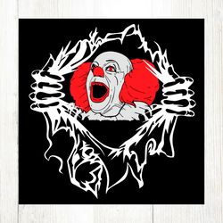 Pennywise Ripping Svg