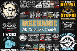 30 Mechanic Designs Svg Bundle, Mechanic Svg, Mechanic Tools Svg