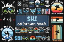30 Designs Ski Bundle Svg, Ski Svg, Ski Design, Ski Vector