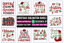 20 Designs Christmas Quote Svg Bundle, Winter Svg