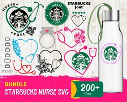 200 Starbucks Nurse SVG, Trending Svg, Starbucks Nurse SVG