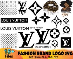18 Louis Vuitton Bundle Svg, Louis Vuitton Svg, LV Logo Svg, LV Svg