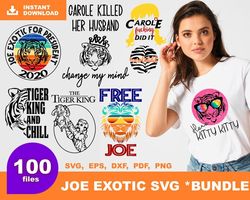 50 Joe Exotic Bundle Svg, Carole Baskin, Tiger King Svg