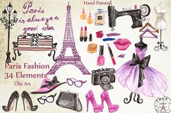 Paris Fashion Clipart Graphic Png, Paris Png, Paris Sublimation