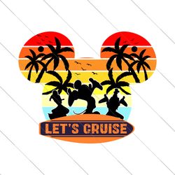Let's Cruise Svg, Magical Cruisin Svg