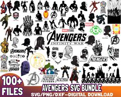 100 Avengers Svg Bundle, Avengers Svg, Superhero Svg, SVG File Digital