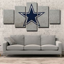 Dallas Cowboys White Wall Emblem
