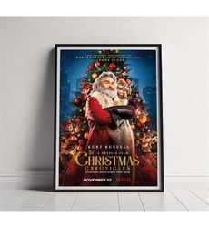The Christmas Chronicles Movie Poster, High Quality Canvas