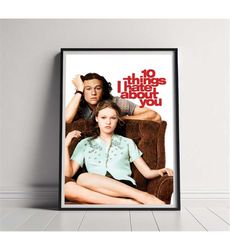 10 things i hate about you movie poster,
