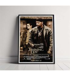 Training Day Movie Poster, High Quality Canvas Poster