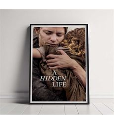 A Hidden Life Movie Poster, High Quality Canvas