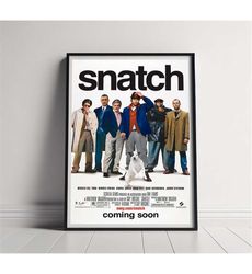 Snatch Movie Poster, High Quality Canvas Poster Printing,