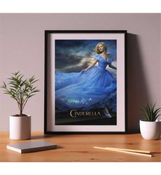 Cinderella Movie Poster, High Quality Canvas Poster Printing,