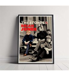 The Stones and Brian Jones Movie Poster, High