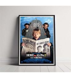Home Alone Movie Poster, High Quality Canvas Poster