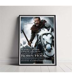 Robin Hood Movie Poster, High Quality Canvas Poster