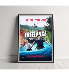 Freelance Movie Poster, High Quality Canvas Poster Printing,