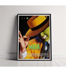 The Mask Movie Poster, High Quality Canvas Poster