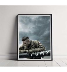 Fury Movie Poster, High Quality Canvas Poster Printing,