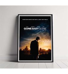 Gone Baby Gone Movie Poster, High Quality Canvas