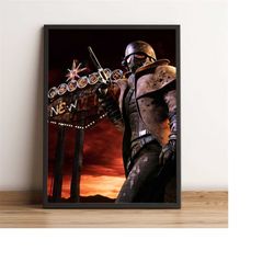 Fallout Poster, Nuka World Wall Art, Game Print, Best Gift for Gamers, Rolled Canvas