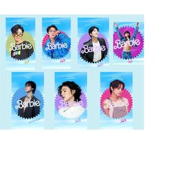 Bts Barbie Pack, Bts Digital download,Bts Bundle, Kpop BTS Clipart,Bts Digital Wall print,Bts Digital Posters, aesthetic