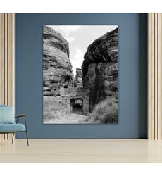 Black and White Architectural Canvas Art, Worldwide Buildings
