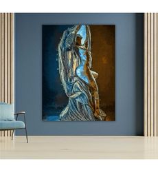 body art canvas print, abstract painting, contemporary wall