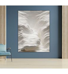 paper landscape canvas art, handcrafted wall decor, nature