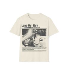 Limited LANA DEL REY Unisex Softstyle T-Shirt, Lana