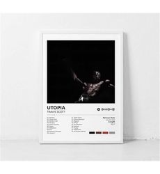 Utopia-Travis Scott Music poster, Album Cover Poster Wall